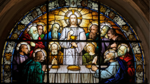 Ostatnia wieczerza - Chrystus i 12 apostołów